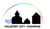 Falster city camping logo